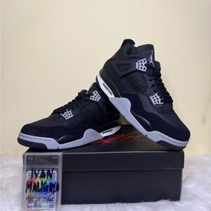 Jordan Men's Black and Gray Retro Basketball Sneakers